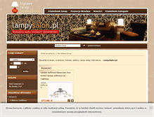 Tablet Screenshot of lampysalon.pl